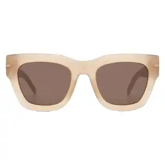 Walmart BOSS 1520/S 10A-70 Women's Sunglasses - Beige Frame, Brown Lenses offer
