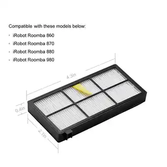 Walmart unbranded 10pcs Filter for 800 870 880 980 Vacuum Cleaner Replacement Filters Kit ( , ) offer