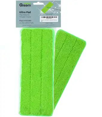 Walmart Easy Gleam 2X Green Ultra PAD. Textured, Non-Scratch Microfiber offer