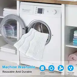 Walmart Toolix Lowprice! Compatible Withshark Steam Mop Cloth 4 Pack Replacement Cleaning Pad offer