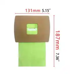 Walmart Toyeng Strainers Clearance! Vacuum Bag Replacement for Xl Canister Paper Bag(Green) offer