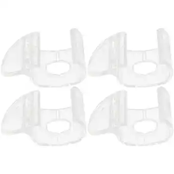 Walmart Howish cordless shade handles 4 Pcs Cordless Lift Handles for Cellular Rail,plastic(2.24X1.5X0.59) offer