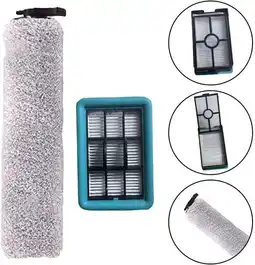 Walmart Brush Roller and Filter Set for Bissell Crosswave HF2 / 3845N / 383 Vacuum offer
