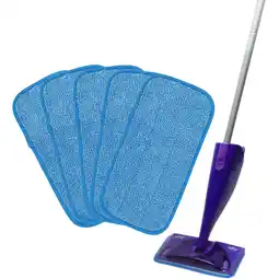 Walmart Reusable Mop Pad X2 Clearance! 2Pcs Reusable Mop Pad Pads Cloth Cleaning Tools for Wetjet Flat Mop offer