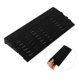 Walmart FRCOLOR Durable Plastic Threshold Ramp for Doorways Black Improves Robot Vacuum Climbing Abilities offer
