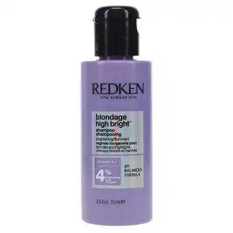 Walmart Redken Blondage High Bright Shampoo 2.5 oz offer