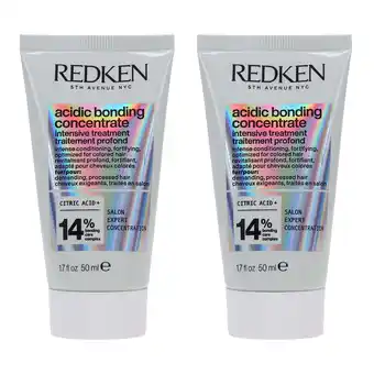 Walmart Redken Acidic Bonding Concentrate Intensive Treatment 1.7 oz 2 Pack offer