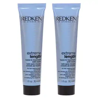 Walmart Redken Extreme Length Leave In Treatment 1 oz 2 Pack offer