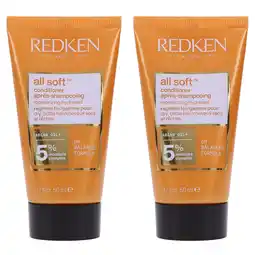 Walmart Redken All Soft Conditioner 1.7 oz 2 Pack offer