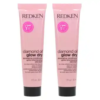 Walmart Redken Diamond Oil Glow Dry Conditioner 1 oz 2 Pack offer