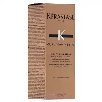 Walmart Kerastase Curl Manifesto Huile Sublime Repair | Nourishing Multi-Use Hair and Scalp Oil, 1.7fl oz offer
