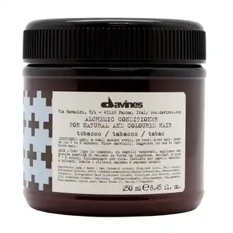 Walmart Davines Alchemic Tobacco Conditioner 250ml Enhances Shine for Light Brown Hair offer