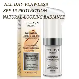 Walmart TLM Color Changing Liquid Foundation, Warm Skin Primer Nude Makeup (1 Pcs) offer