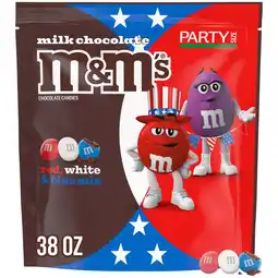 Walmart M&M's Milk Chocolate Candy Summer Bulk Pack, Party Size - 38 oz Bag offer