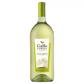 Walmart Gallo Family Vineyards Pinot Grigio White Wine, 1.5L Bottle offer