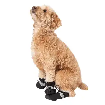 Walmart Justice Reflective Booties, Black, Small offer