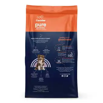 Walmart CANIDAE PURE Goodness Grain-Free LID Dry Dog Food Bison, Lentil Carrot 4lb offer