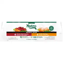 Walmart Nutro Natural Choice Cuts In Gravy Wet Dog Food Chicken Beef Variety Pack, 3.5 Oz Tray Pack Of 12 offer