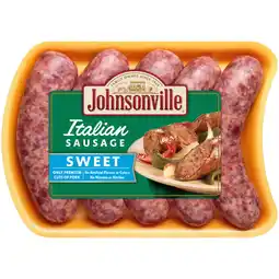 Walmart Johnsonville Sweet Italian Pork Sausage Links, 19 oz, 5 Count Tray offer
