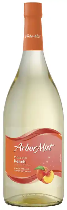 Walmart Arbor Mist Peach Moscato Sweet Fruit Wine, 1.5L Bottle offer
