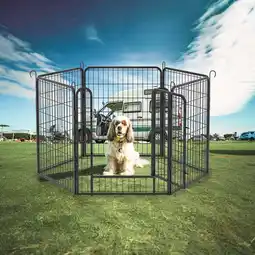 Walmart Noaman 6-Panel Compact Pet Playpen | 31.7 Indoor Dog Fence offer