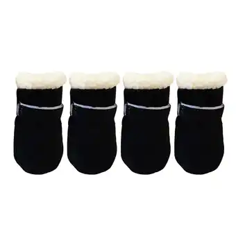 Walmart Pet Snow Boots Plus Velvet Warm Soft-Soled Shoes Warm and Windproof Pet Shoes Dog Sweater offer