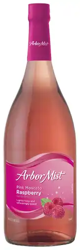 Walmart Arbor Mist Raspberry Pink Moscato Fruit Wine, 1.5L Bottle offer