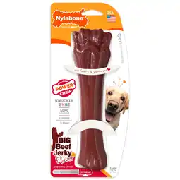 Walmart Nylabone Power Chew Knuckle Bone Chew Toy Beef X-Large - 50+ lbs. (1 Count) offer
