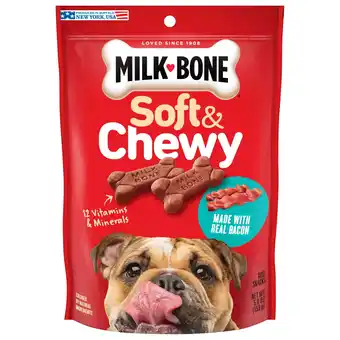 Walmart Milk Bone Soft & Chewy Dog Treats Made With Real Bacon, 5.6 oz Bag offer