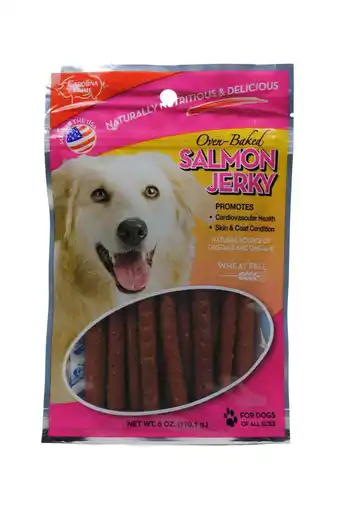 Walmart Carolina Prime Oven Baked Salmon Jerky for Dogs, 6oz offer