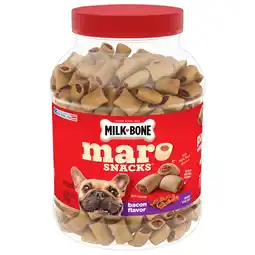 Walmart Milk Bone MaroSnacks Bacon Flavor Small Dog Treats With Bone Marrow, 40 ozs offer