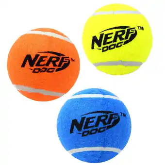 Walmart Nerf Dog 2.5-inch Squeak Tennis Ball Dog Toy, 3-Pack offer