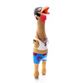Walmart Outward Hound Squawkers Earl Latex Rubber Chicken Interactive Dog Toy, Large offer