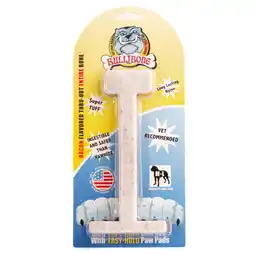 Walmart BULLIBONE Bacon Flavored Oral Care Dog Chew Toy, Large offer