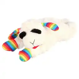 Walmart Multipet Rainbow Lamb Chop, Dog Toy, Size 10.5 offer