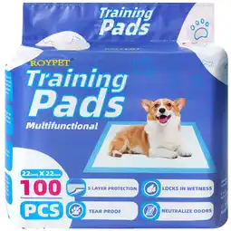 Walmart Roypet 22 x 22 Disposable Puppy Dog Training Pads, 100-Count offer