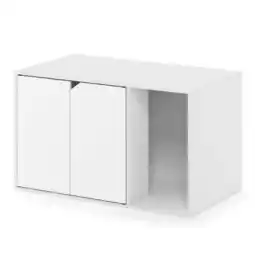 Walmart Furinno 20392WHS Peli Litter Box Enclosure, Solid White offer