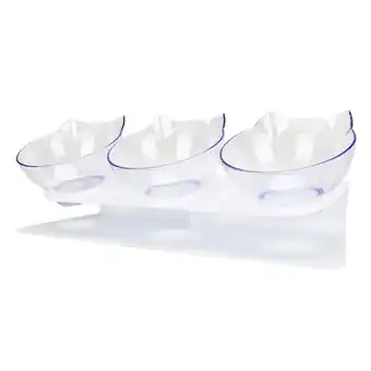 Walmart Cat Raised Feeder Bowl, 3 Bowls Cervical Spine Pet Food Water Bowls For Pet For Home offer