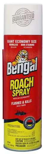 Walmart Bengal Roach Spray, Odorless Stain-Free Dry Spray, 16 oz Aerosol Can offer