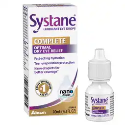 Walmart Systane Complete Dry Eye Care Symptom Relief Eye Drops for Daily Use, 10 ml offer