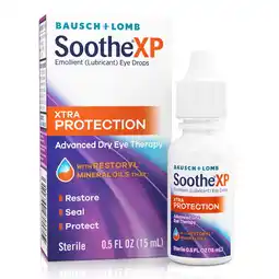 Walmart Soothe XP Eye Drops for Dry Eyes and Lubricant for Irritated Eyes, 0.5 fl oz offer
