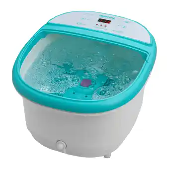 Walmart Belmint Foot Spa Bath Massager with Heat, 6 x Pressure Node Rollers, Bubbles, Foot Soaking Tub offer