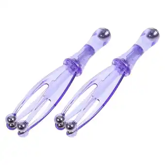 Walmart FRCOLOR 2pcs Hand Massage Roller Tools for Daily Use Portable Precision Design Violet offer