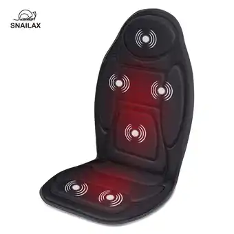 Walmart Snailax Vibration Car Chair Massager Pad, 6 Motors Back Massage Seat Cushion with Heat, Gifts offer