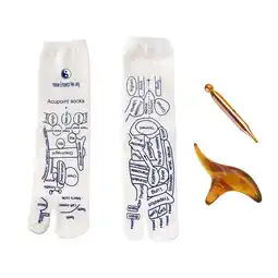 Walmart ViYW Reflexology Socks Foot Pain Relief for Foot Massage Women's And Men's Sizes offer