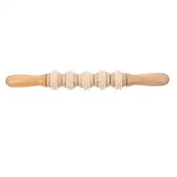 Walmart MERRYHAPY Wood Message Roller Acupoint Massage Stick Wood 1Pack 11.4x1.4in offer