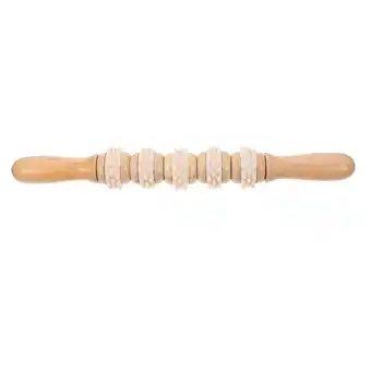 Walmart MERRYHAPY Wood Message Roller Acupoint Massage Stick Wood 1Pack 11.4x1.4in offer