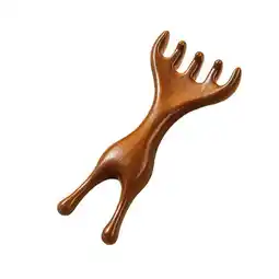 Walmart Wmool Deer Horn Six Claws Home Use Head Massager Small Rake Scalp Comb Meridian offer