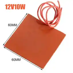 Walmart 12V 10W 60*60mm Silicone Heated Pad Square Rubber Heating Mat Beekeeper Heating offer