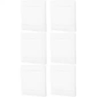 Walmart Worgeous 6 Pcs Wall Cover Panel Dimming Heating Pad Type 86 Whiteboard offer